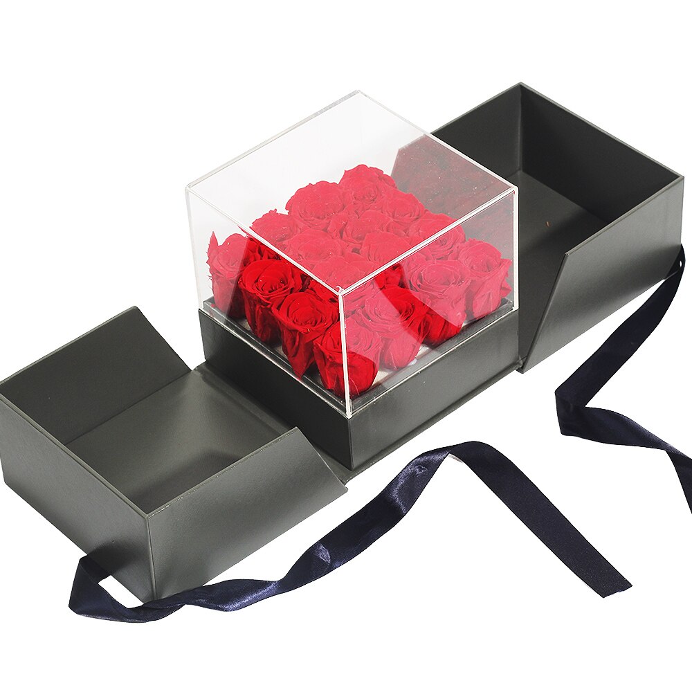 Box of 16 Red Eternal Rose - Eternal Rose Store