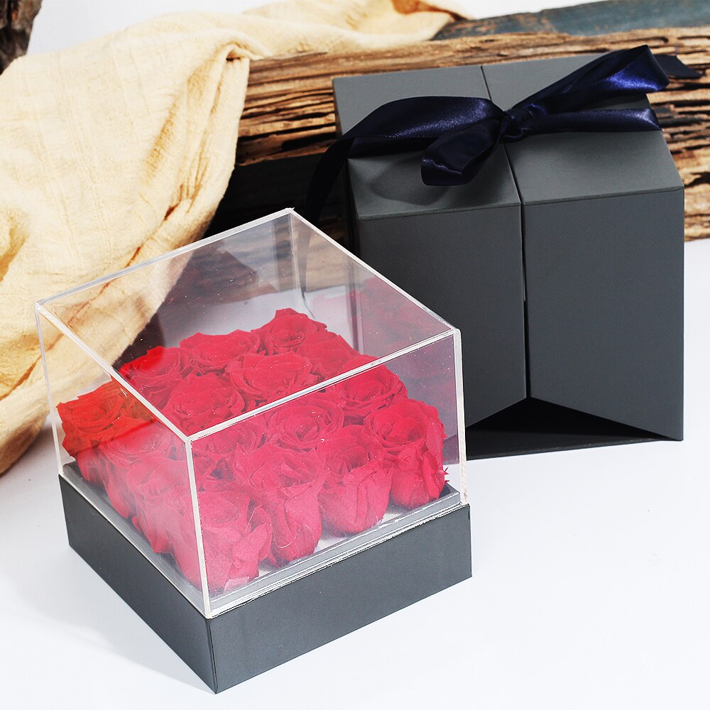 Box of 16 Red Eternal Rose - Eternal Rose Store