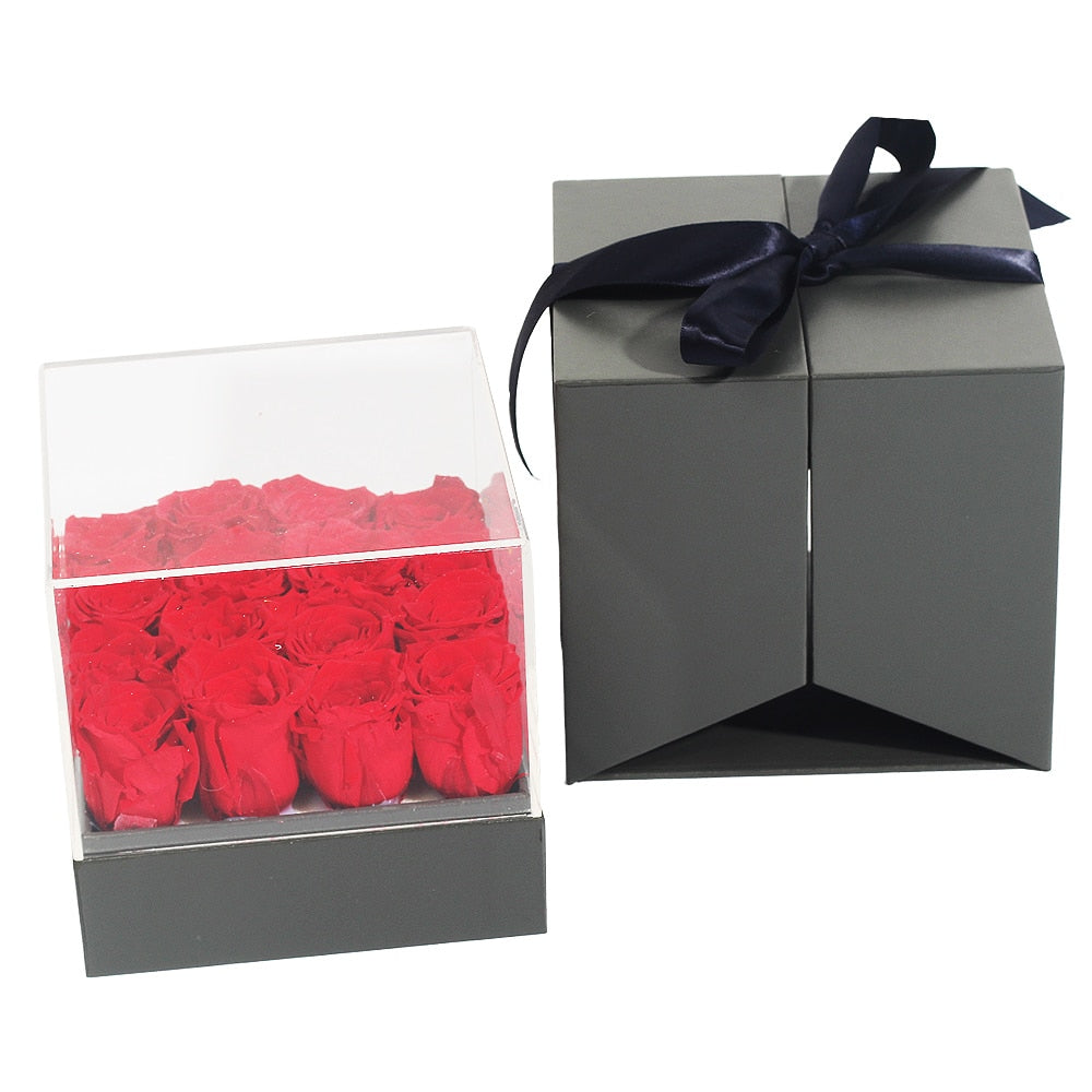 Box of 16 Red Eternal Rose - Eternal Rose Store