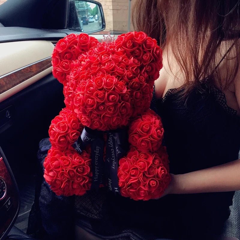 Bear in Eternal Rose (choice of color) - Eternal Rose Store