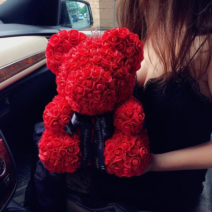 Bear in Eternal Rose (choice of color) - Eternal Rose Store