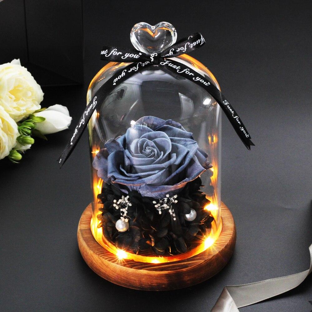Sublime Eternal Rose Under Bell (Choice of Colors) - Eternal Rose Store