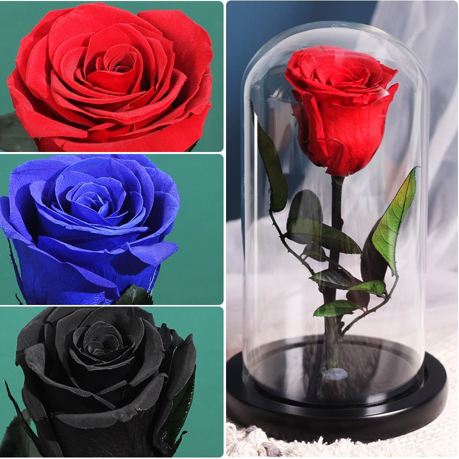 Eternal Rose Under Blue Bell - Eternal Rose Store