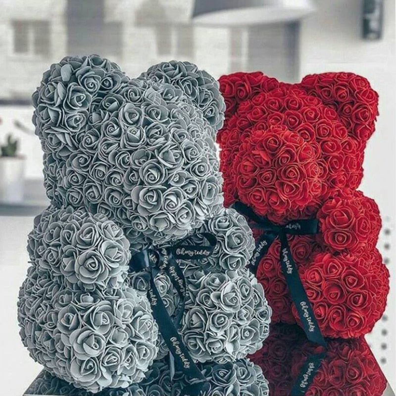 Bear in Eternal Rose (choice of color) - Eternal Rose Store